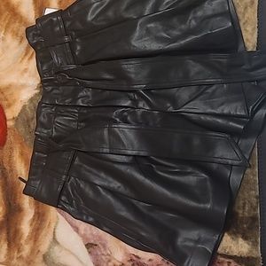 Leather Shorts